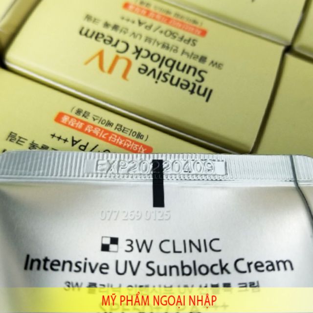 ☆ KEM CHỐNG NẮNG 3W CLINIC