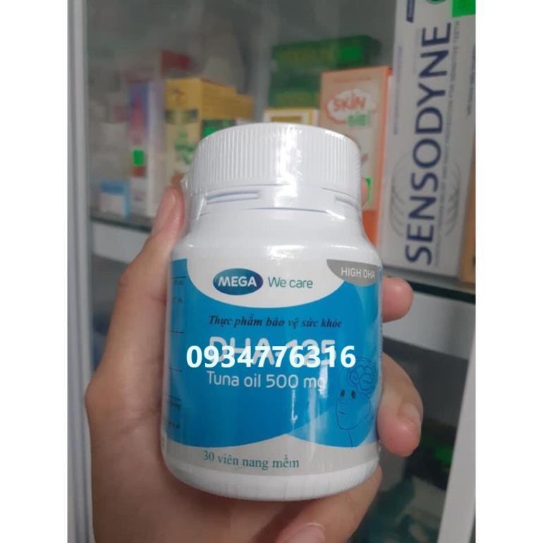 ✅ DHA 125 -hỗ trợ phát triển não bộ và thị giác lọ 30 viên