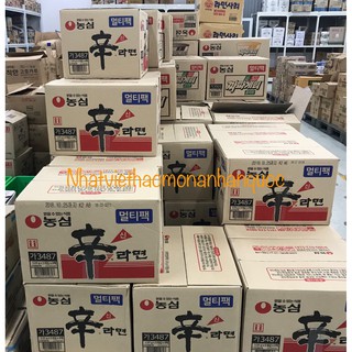 Sỉ 1 thùng mì shin 40 gói nhập hàn gói 120gr
