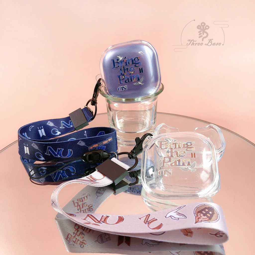 Vỏ Bảo Vệ Hộp Sạc Tai nghe không dây airpods pro samsung galaxy buds live pro Bằng tpu Mềm Họa Tiết bangtan boys Hàn Quốc