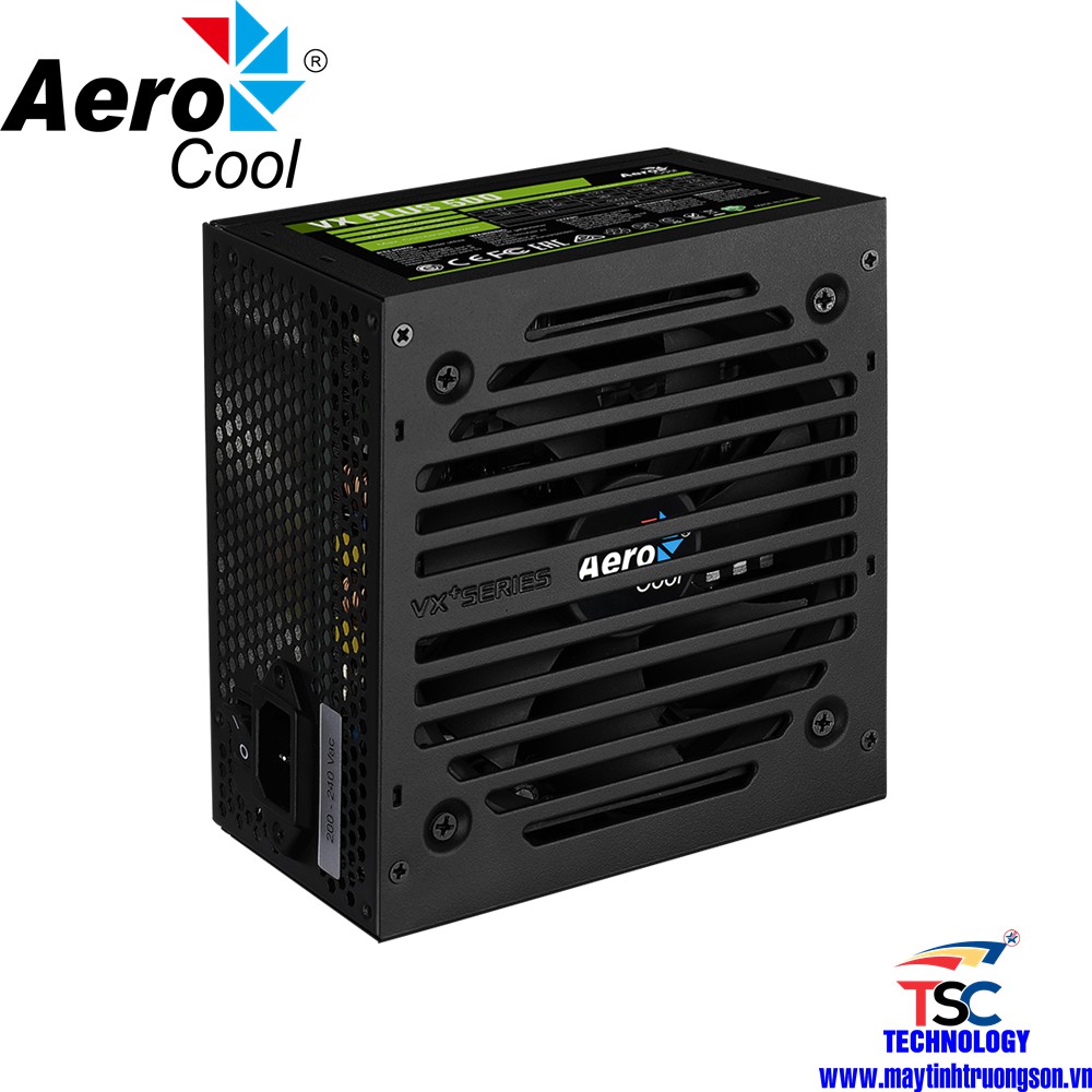 Nguồn Máy Tính AEROCOOL VX PLUS 600W 500W 350W 230V N-PFC | Có TTBH Tại Hà Nội & TPHCM