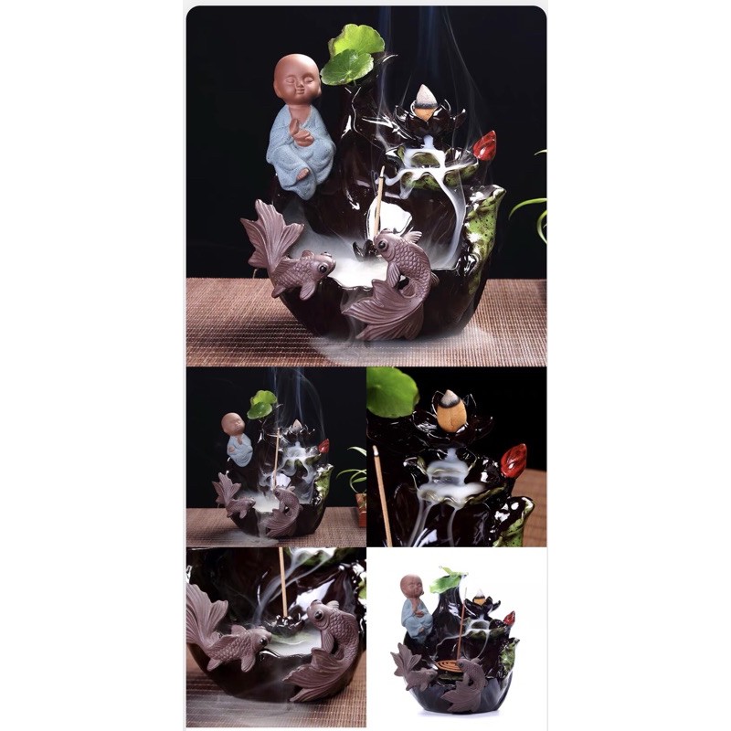 Tháp hương trầm tượng phật Mini để bàn