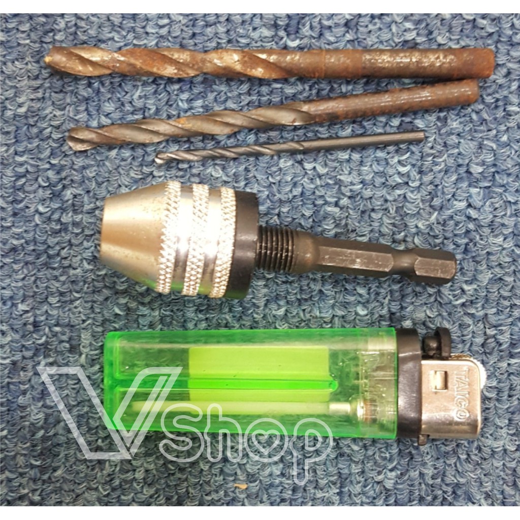 Đầu kẹp mũi khoan, dùng cho máy bắn vít