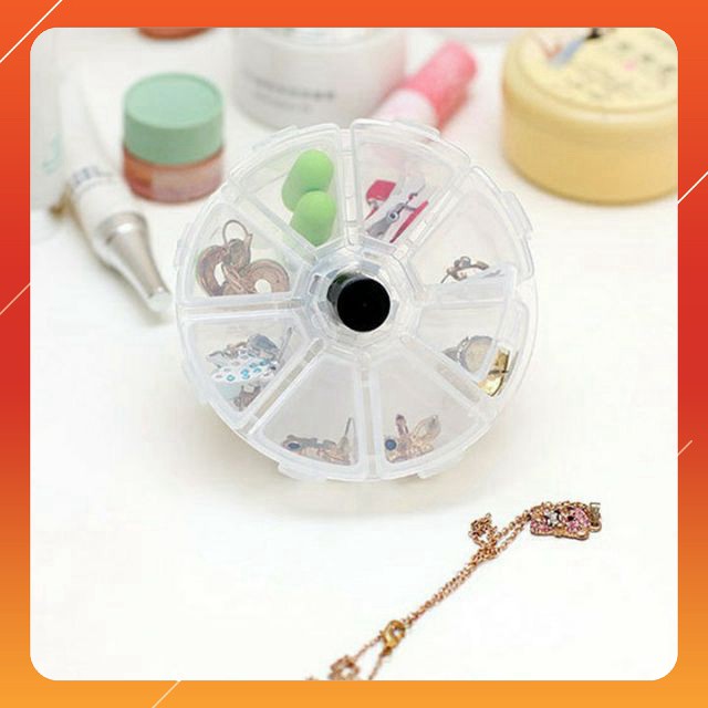 Hộp Đựng Thuốc, Vật Dụng 8 Ngăn Tiện Dụng