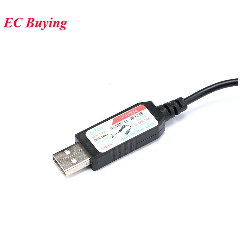 CH340 CH340G USB 2.0 to TTL Serial Port Adapter Upgrade Download Cable For Arduino Raspberry Pi Windows RGB Indicator 5 Line