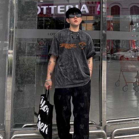 Áo thun tay lỡ phông Unisex nam nữ Cotton oversize form rộng giá xưởng chất đẹp TB40 chất đẹp giá đẹp