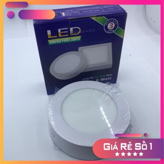 [ XẢ HÀNG ] Đèn Ốp Trần Panel Nổi Tròn