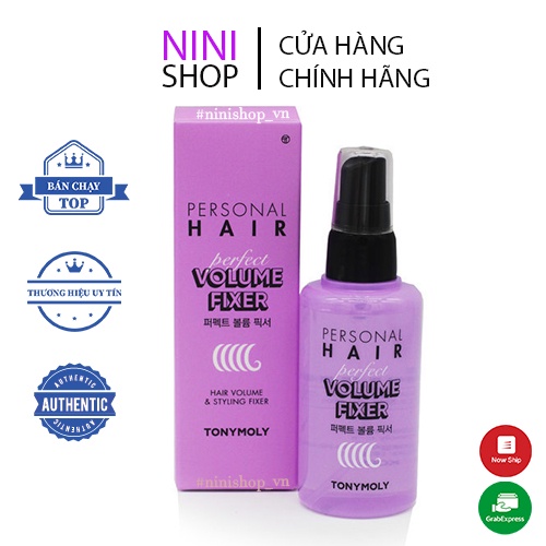 Xịt dưỡng và tạo nếp cho tóc Tonymoly Personal Hair Perfect Volume Fixer 80ml