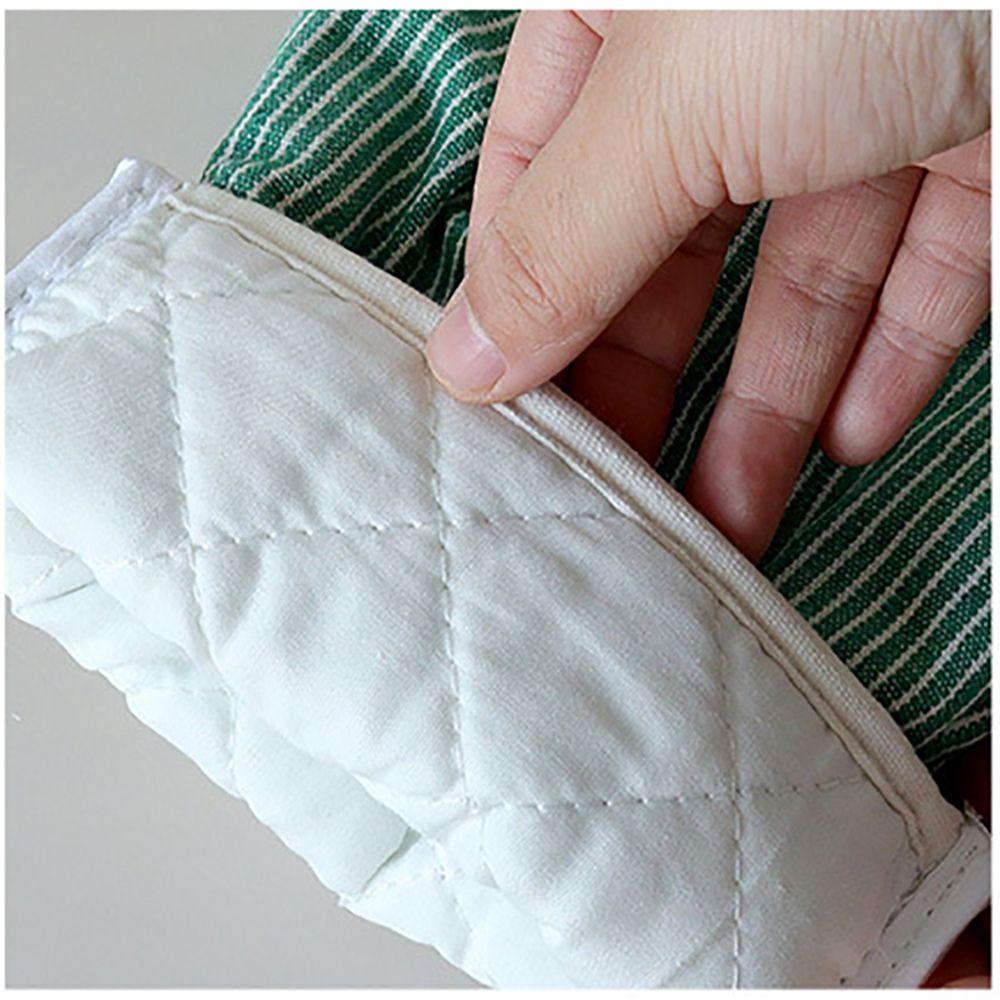 Găng Tay Cotton Chần Bông Chống Bỏng Có Thể Giặt Rửa Hỗ Trợ Nướng BBQ