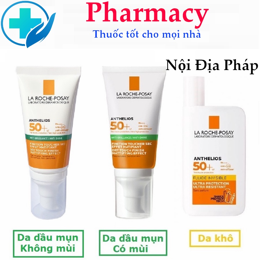 Kem Chống Nắng La Roche Posay Anthelios Shaka fluid SPF50+ 50ml - Nội Địa Pháp