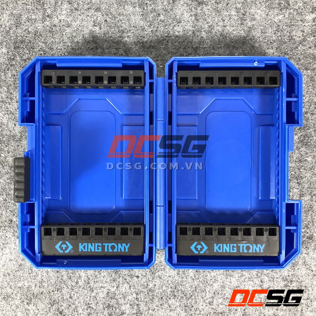 Hộp nhựa đựng mũi khoan và mũi vít Kingtony 82000412KKTAI | DCSG