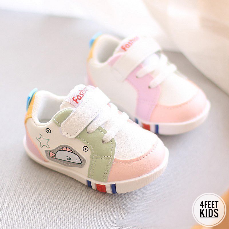 Giày tập đi đế bệt  phong cách Hàn Quốc cho bé trai bé gái tập đi từ 0-3 tuổi. Thời trang Đông Xuân 2022