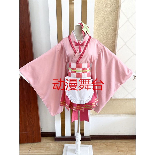 Bộ Đồ Hóa Trang Demon Slayer. Trang Phục Hóa Trang Cô Hầu Gái Demon Slayer Kochou Shinobu. Kanroji Mitsuri.