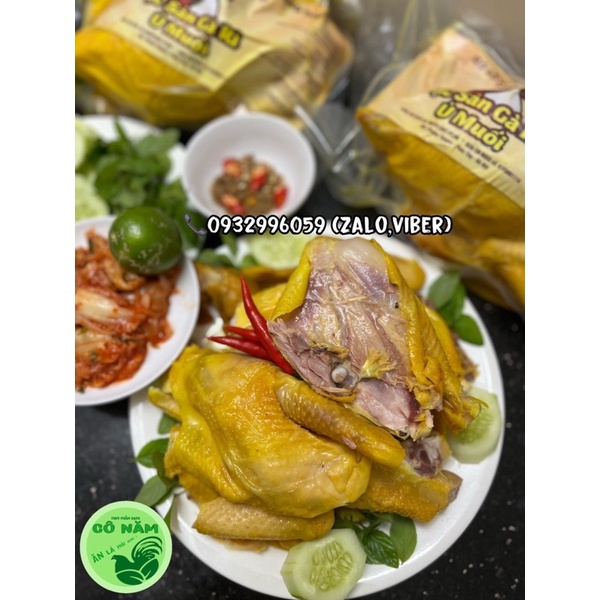 Gà ủ muối lạnh ăn được ngay không cần rã đông
