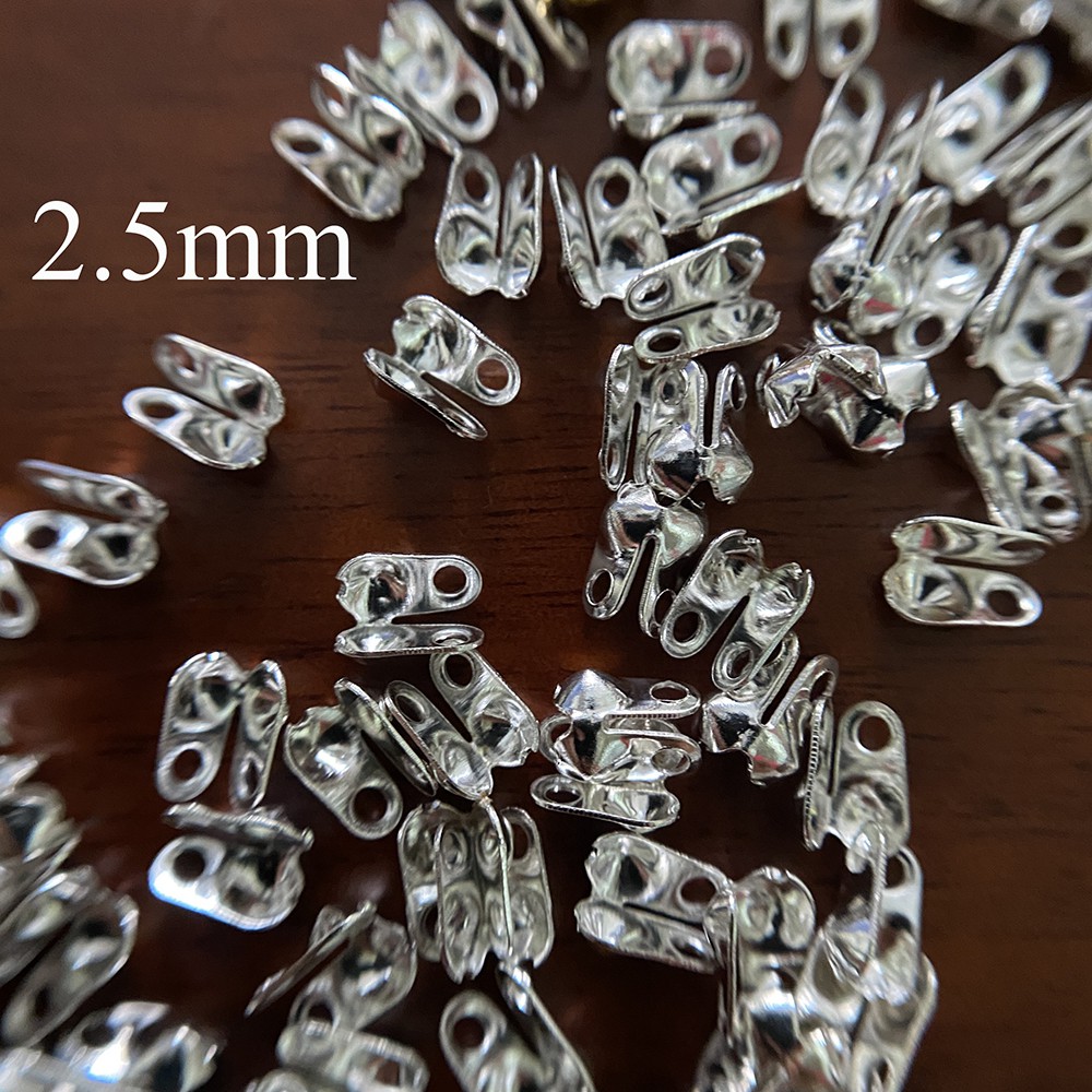 10 chốt đầu dây xích bi loại nhỏ 2mm và 2.5mm nguyên liệu làm trâm làm trang sức cổ trang cosplay cổ phục có màu KC