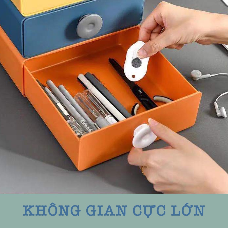Hộp Đựng Ngăn Kéo Để Bàn Nhiều Tầng Đa Năng P009