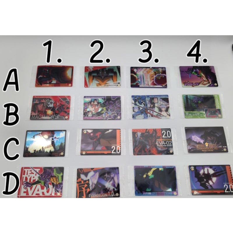 Thẻ bài bo góc chủ đề Neon Genesis Evangelion số 22