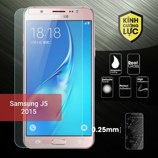 Combo 3 Kính cường lực Samsung J5 2015 Trong suốt - Tặng keo chống hở mép