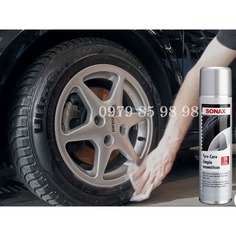 Dung dịch chăm sóc làm bóng và bảo vệ lốp xe Sonax Tyre Gloss Gel - 235100 - 250ml