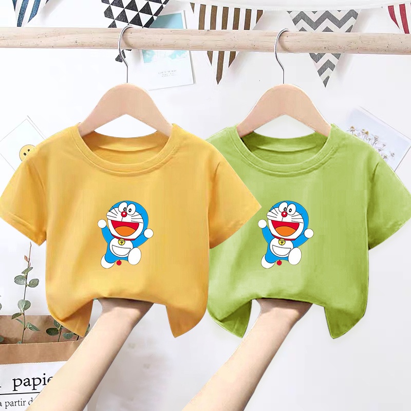 Áo Thun Cotton In Họa Tiết Hoạt Hình Phong Cách Hàn Quốc Cho Bé Gái 14 Tuổi