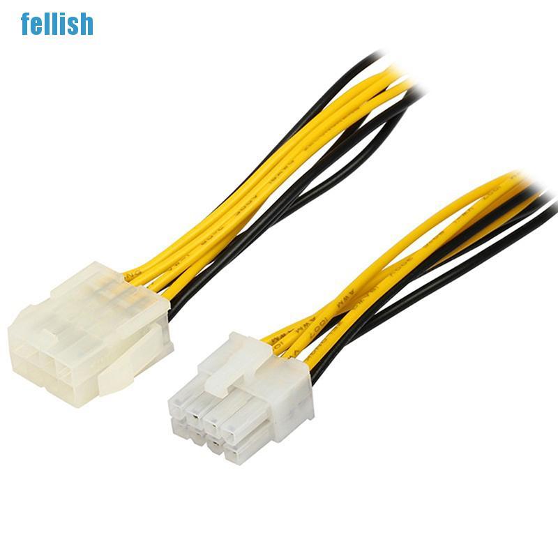 Dây Cáp Nguồn Chuyển Đổi 4pin Sang 8pin Cho Bo Mạch Chủ Cpu | BigBuy360 - bigbuy360.vn