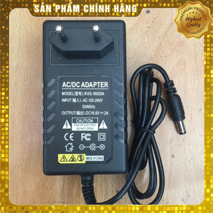 Nguồn Adapter Tự Ngắt 16,8V 2A