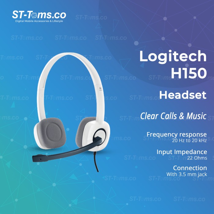 Tai Nghe Gaming Logitech H150 E1I3 Thiết Kế Cá Tính