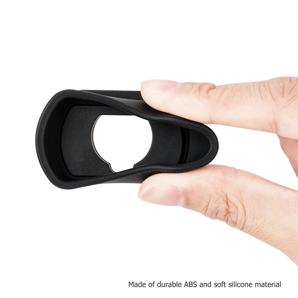 Kiwifotos Kính Ngắm Máy Ảnh Thị Kính Eyecup Silicon Mềm Có Chiều Dài Mở Rộng Cho Máy Ảnh Fujifilm XT5 X-T4 X-H2 X-H2S X-T3 X-T2 X-T1 X-H1 GFX50S II GFX50S GFX100 GFX100S