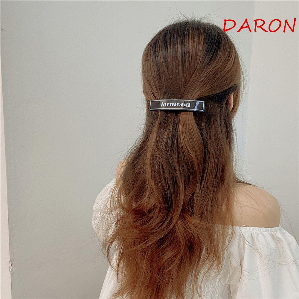 Kẹp Tóc Acrylic Hình Chữ Thời Trang Mùa Xuân Cho Nữ