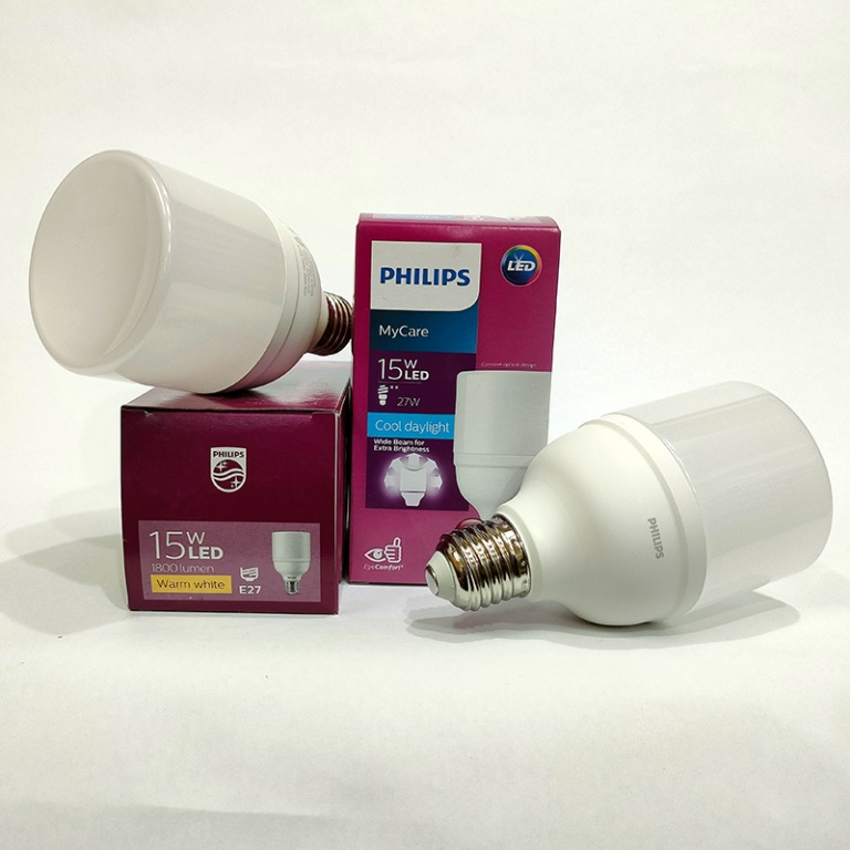 Bóng đèn LEDBright Philips 9W-11W-13W-15W-17W E27 ánh sáng Trắng  – Vàng ấm  230V