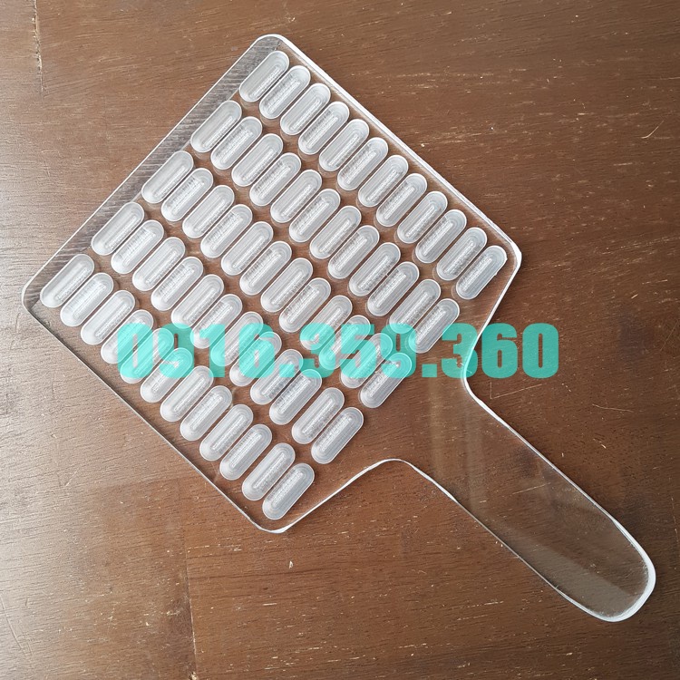 Khay đếm viên thuốc, khay đếm viên nang thủ công 60 viên
