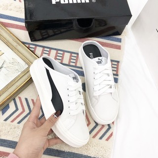 Sục thể thao puma pha viền kẻ fullbox