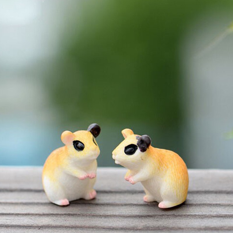 Mô Hình Chuột Hamster Mini Trang Trí Sân Vườn
