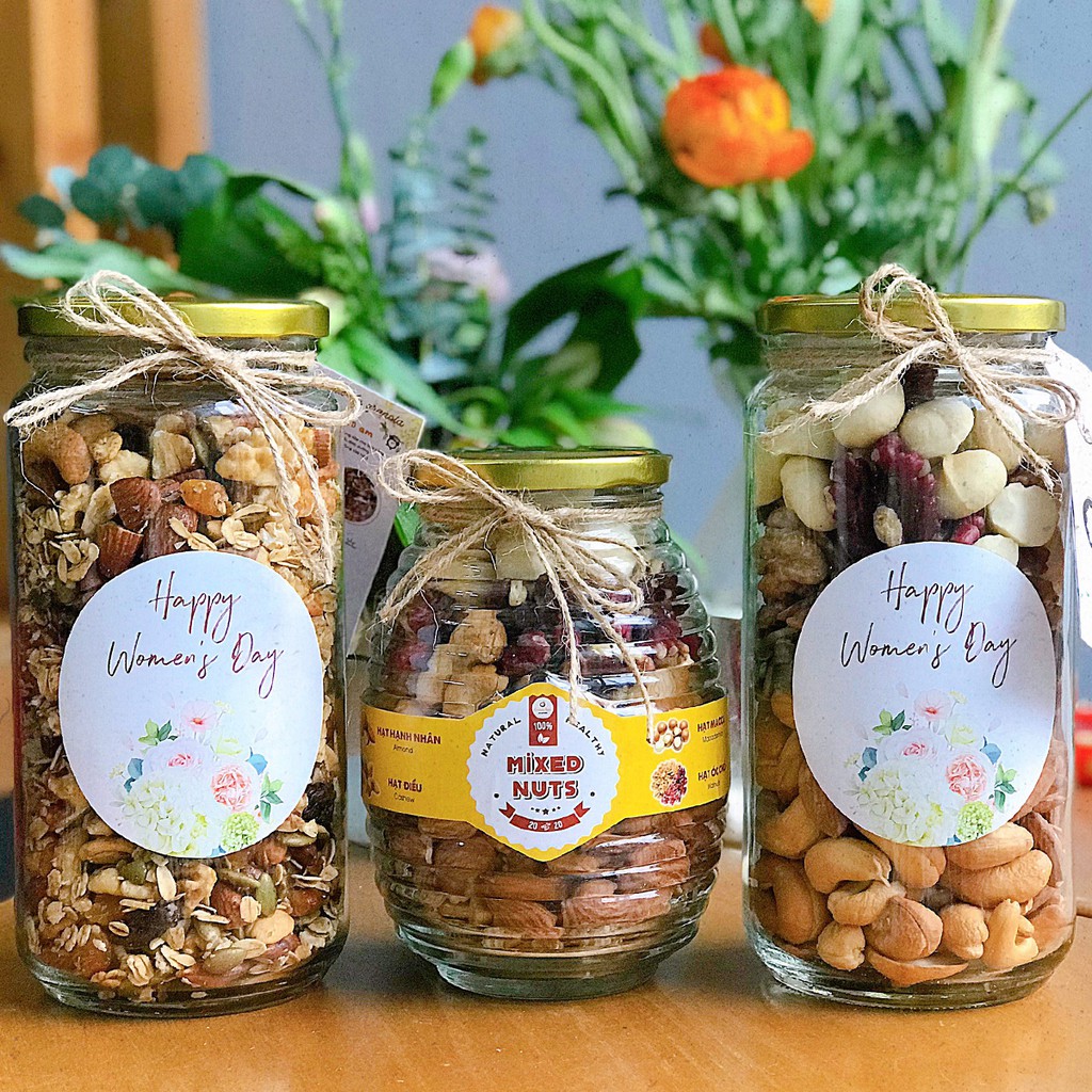 Quà tặng sức khỏe Hạt dinh dưỡng &amp; Hoa tươi - Quà tặng ngày lễ, kỉ niệm, sinh nhật