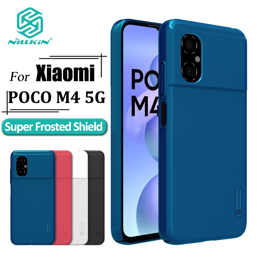 Ốp Điện Thoại Nillkin Bằng PC Cứng Siêu Mỏng Mặt Nhám Chống Sốc / Dấu Vân Tay Cho Poco M4 5G