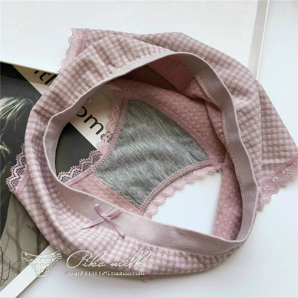 Quần lót nữ, quần lót nữ cotton thun lạnh viền ren đẹp | BigBuy360 - bigbuy360.vn