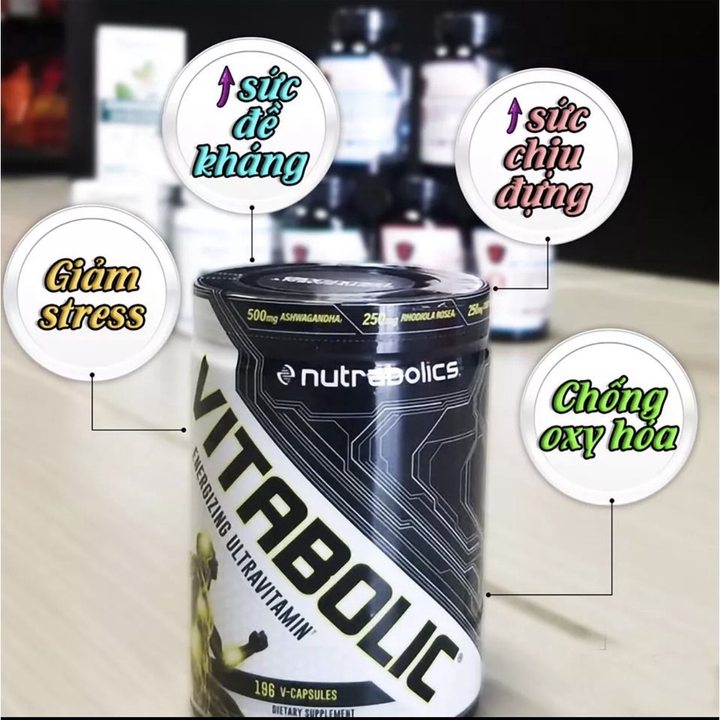 Nutrabolics Vitabolic Multi Vitamin, Viên Bổ Sung Vitamin Tổng Hợp Và Khoáng Chất, Tăng Đề Kháng Cơ Thể- Từ CANADA