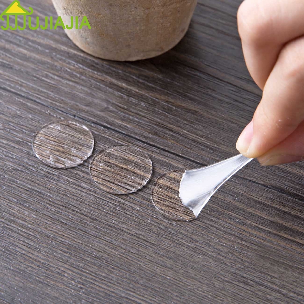 Bộ 70 Miếng Dán Hai Mặt JUJIAJIA Trong Suốt Bằng Acrylic 2cm