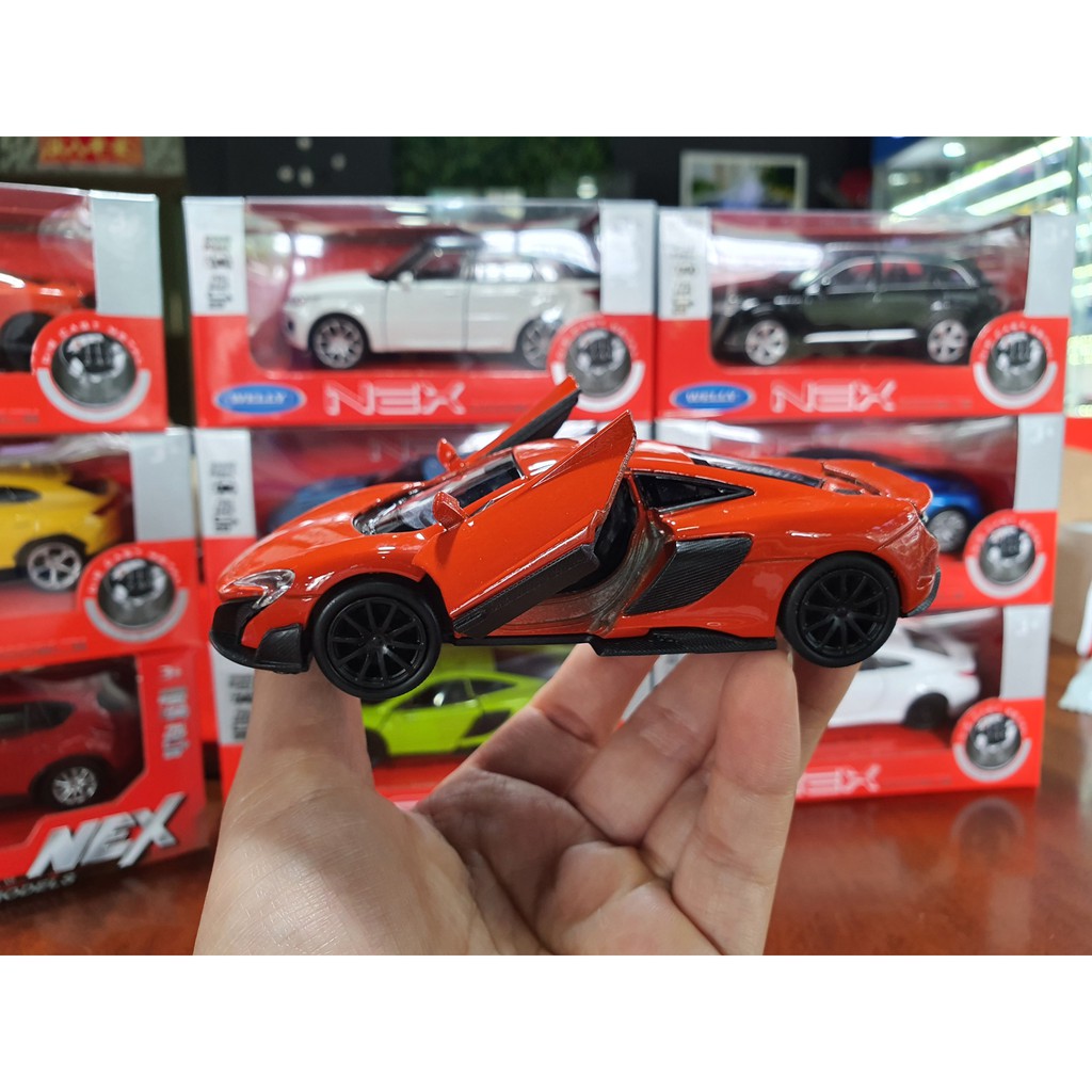 Xe Mô Hình Mclaren 675LT 1:36 Welly ( Cam )