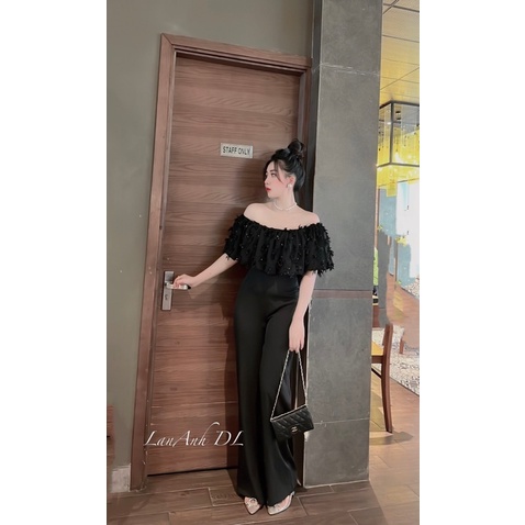 Jum trễ vai quần xuông