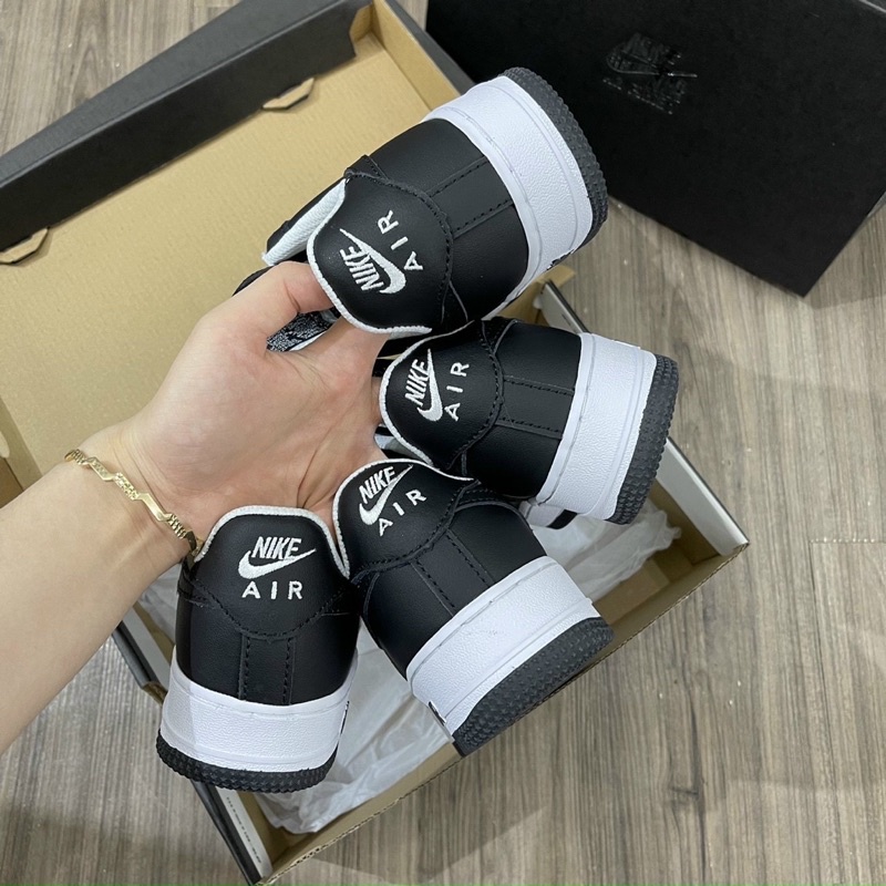 [Full box] giày AF1 panda trắng đen cao cấp mới Form cứng cáp da dày