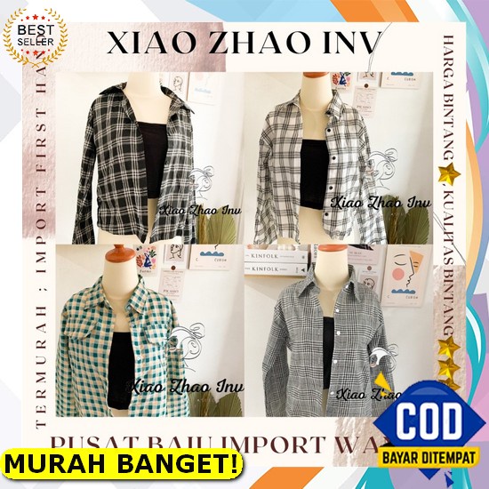 Davina Áo Sơ Mi Crop Top Tay Dài Màu Trắng Trơn Phong Cách Hàn Quốc Mới Nhất Dành Cho Nữ 2021