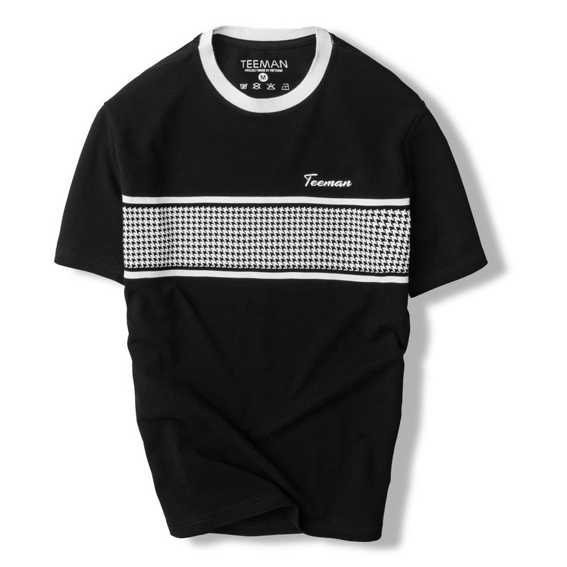 Áo thun nam cổ tròn Teeman CR01 phong cách Casual - HAFOS