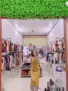 Váy lụa bóng 2S