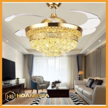 Quạt Trần Đèn Trang Trí-  Quạt Đèn Dấu Cánh Cao Cấp | BigBuy360 - bigbuy360.vn