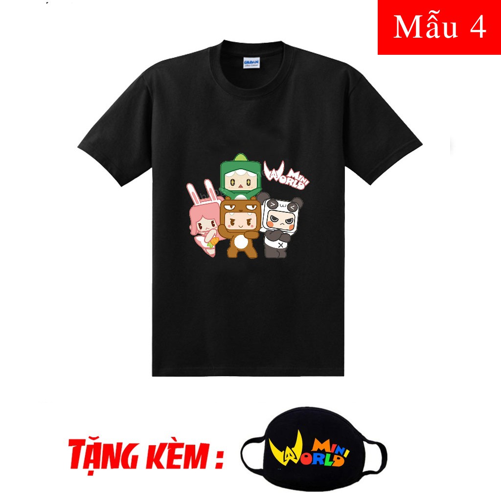 BST Áo thun Mini World - Hero Team đẹp màu đen cực chất