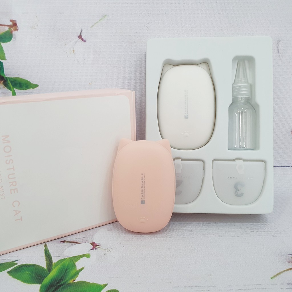 Máy phun sương tạo ẩm cầm tay mini cho da mặt Asenta fullbox chính hãng