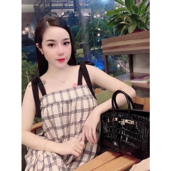 Túi H’M Bikin da rắn size 20 - 25 - 30cm vân nổi bản đẹp hàng QC cao cấp