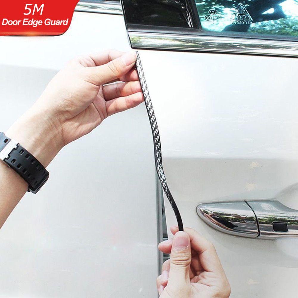 5m Bảo Vệ Cạnh Xe Ô Tô Bảo Vệ Con Dấu Hình Chữ u Màu Đen