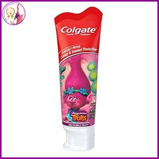 KEM ĐÁNH RĂNG COLGATE KIDS MILD BUBBLE FRUIT CHO TRẺ EM USA MỸ 130G